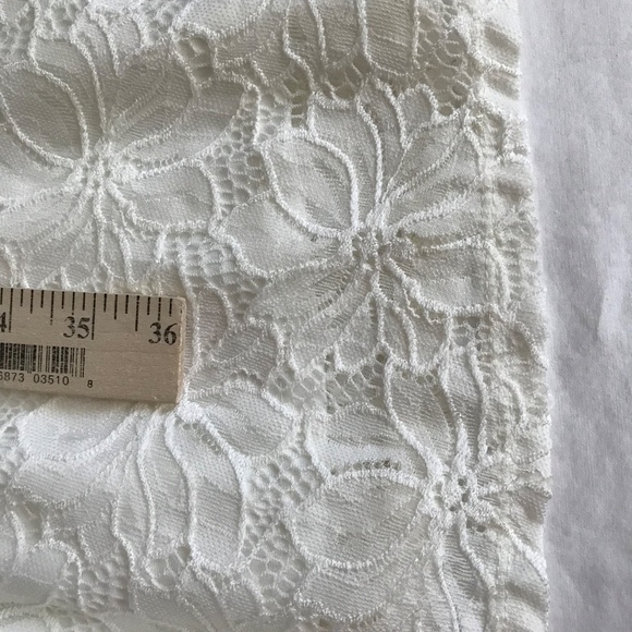 CITY STUDIO Lace Fit & Flare Dress Sleeveless White Women’s Plus Size 22W 1X - Picture 13 of 16